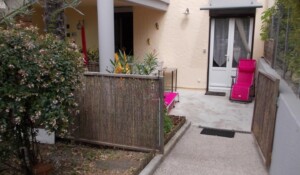 Gîte au rez-de-chaussée avec petite terrasse