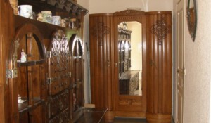 couloir d'accès vers la chambre et la salle de bain