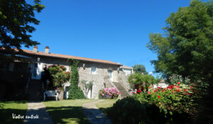 l'entrée du gîte