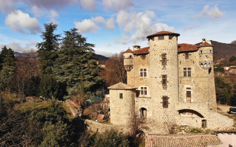 Meyras - Château de Hautsegur ©P.Demangeon ©Hugues Faure(5)