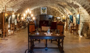 Meyras - Château de Hautsegur - salle d'exposition ©sourcesetvolcans