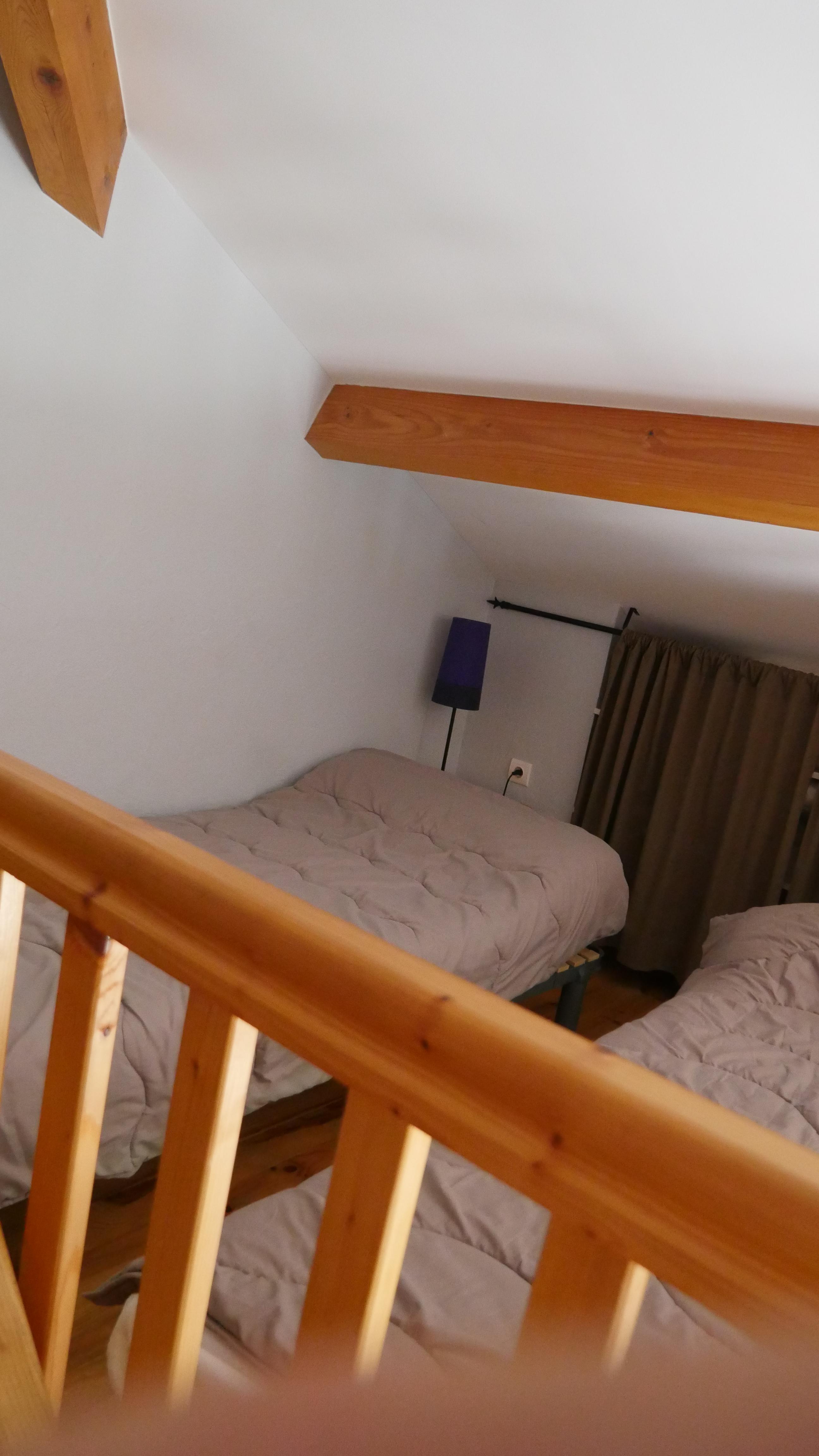 Vue mezzanine - Catalpa - gîtes de Neyrac-les-Bains