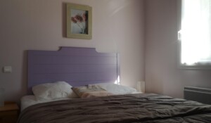 Chambre lit 160 - Châtaignier - gîtes de Neyrac-les-Bains