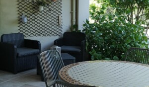 Terrasse 2, Rez de jardin (gîtes de Neyrac-les-Bains)