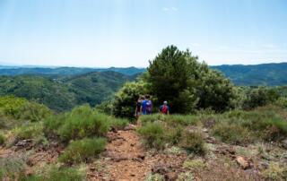 Meyras - Panorama du sommet du Souilhol 2 ©sourcesetvolcans - ©sourcesetvolcans