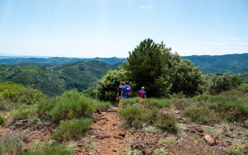 Meyras - Panorama du sommet du Souilhol 2 ©sourcesetvolcans