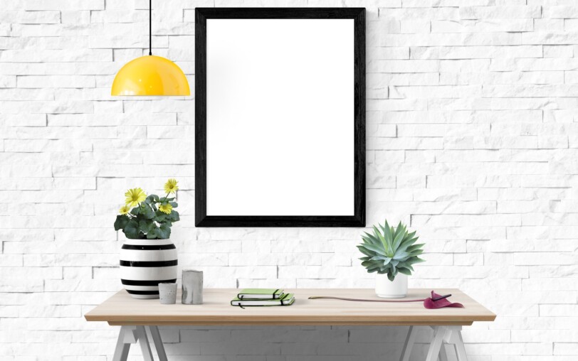 mockup canva, affiche