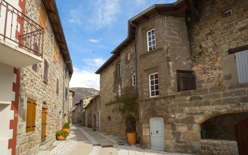 Dorf von Montpezat-sous-Bauzon