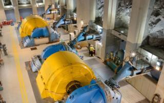 Montpezat sous Bauzon - intérieur de la centrale avec les machines header - ©Emannuel.JF.Riche