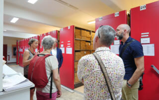 Les réserves du Musée de la Préhistoire - ©aven d'Orgnac