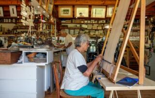 Atelier Passions Croisées à Jaujac - ©SourcesVolcans