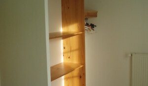 Rangement chambre du gite de l'Olivier à Meyras