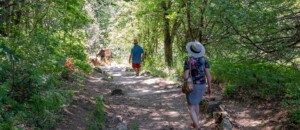 Péreyres - Ray Pic - marches sur le sentier vers la cascade ©sourcesetvolcans