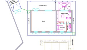 Plan du gite Villa Soleil 1 à Meyras