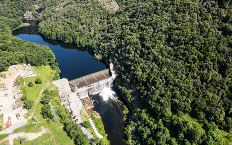 Visit of the Pont-de-Veyrières dam
