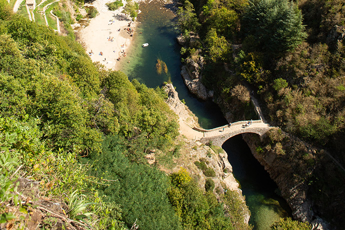 Pont du Diable depuis l'échelle du roi