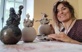 Portrait et sculptures - ©M.Cherpe