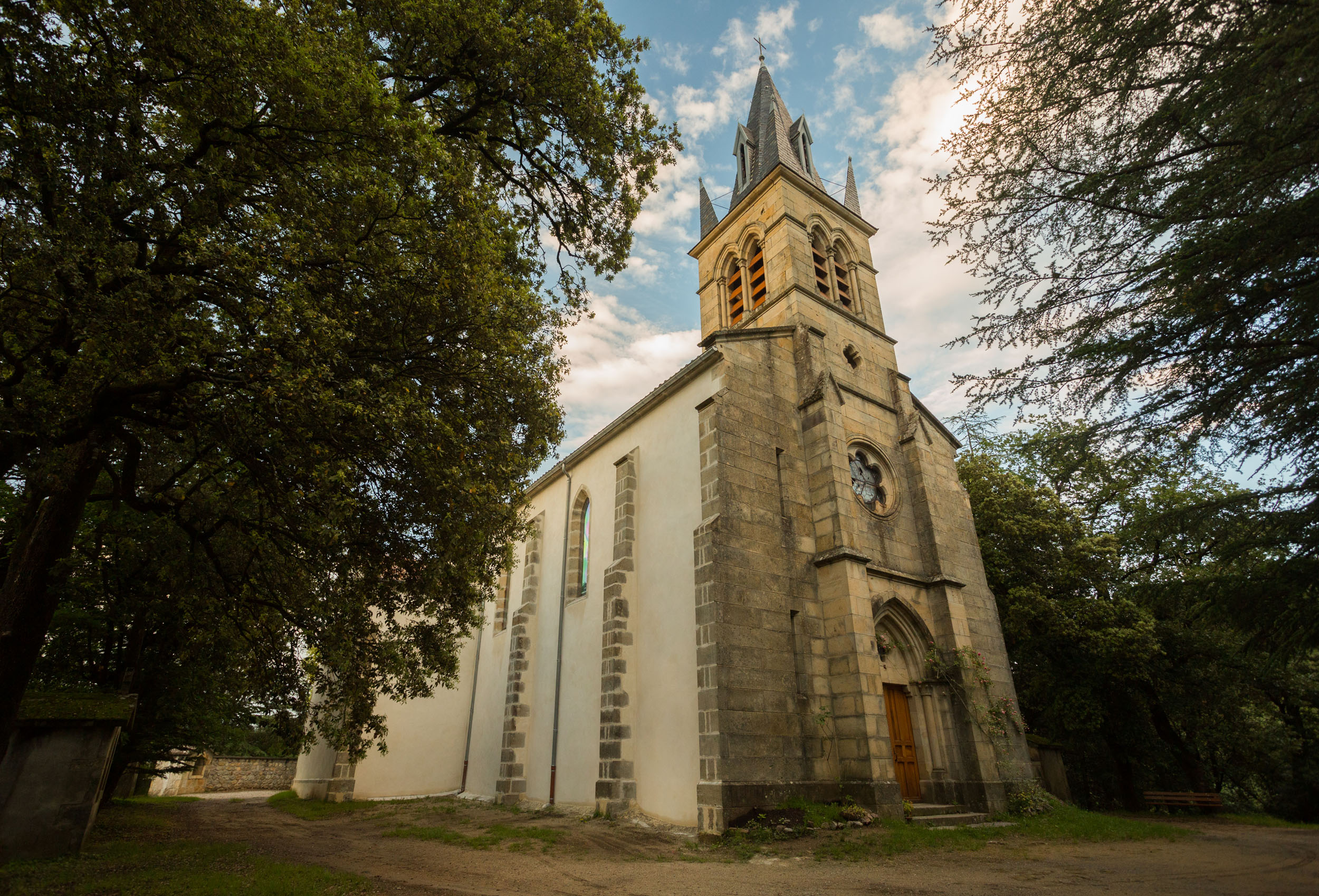 Prades - Chapelle Sainte Croix au calvaire ©S.Bugnon