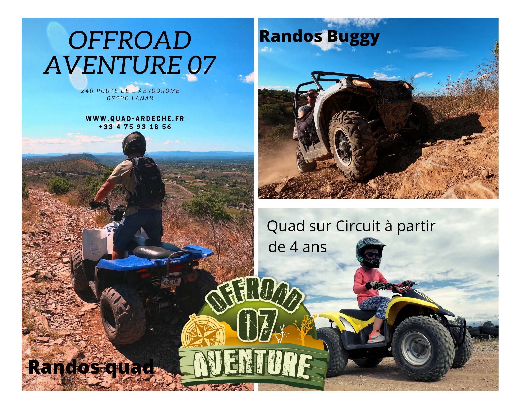 Offroad Aventure 07 : Quad, buggy and motorcycle
