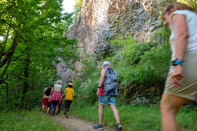 Rando vers le pont du diable au départ du village de caractère de thueyts