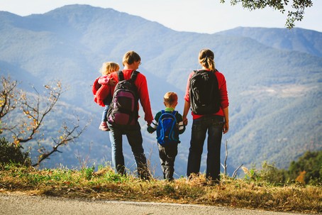 Randonnée et courses d'orientation en famille en Ardèche