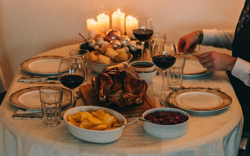 Repas de Noel, dinde