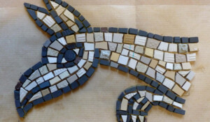 Saint Pierre de Colombier - Stage les bases de la mosaique avec Muse Coquelicot - créature