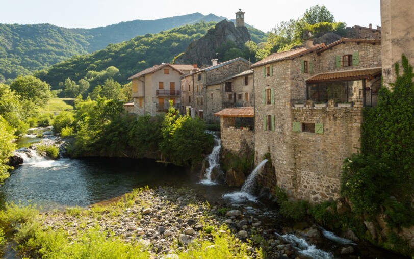 Burzet - La Bourges dans le village