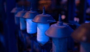 Chirols - Écomusée du moulinage - Bobines de fil ©S.Bugnon