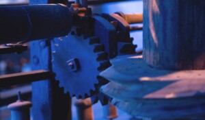 Chirols - Écomusée du moulinage - Rouage de machine ©S.Bugnon