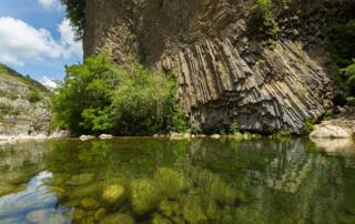 le Lignon à Jaujac - ©sourcesvolcans