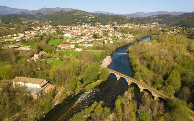 Lalevade-d'Ardèche - Pont de l'ancienne voie ferrée