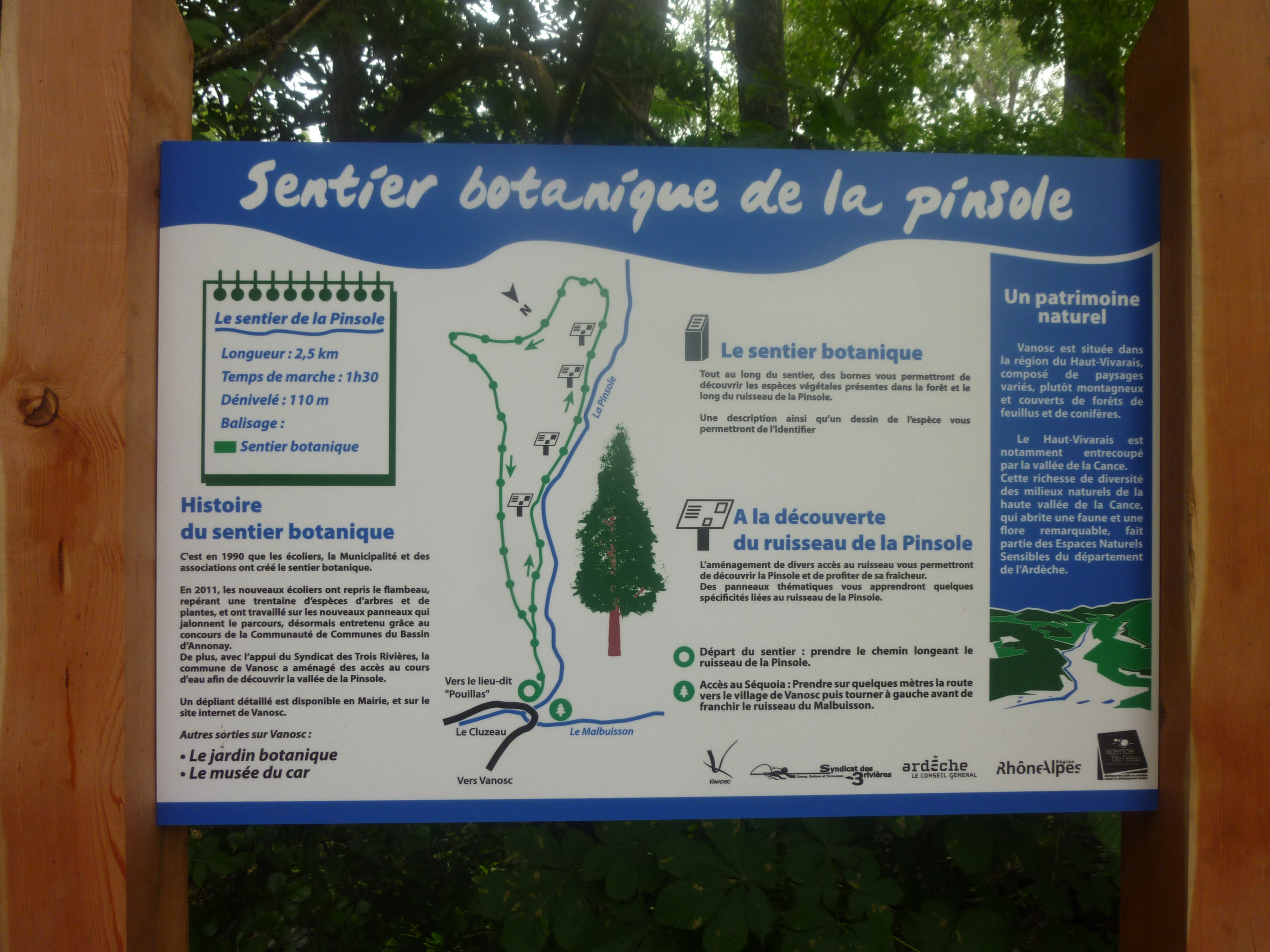 Sentier botanique de la Pinsole