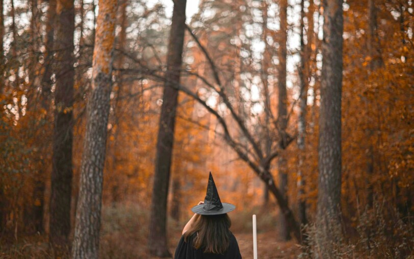 Sorcière, montagne, automne