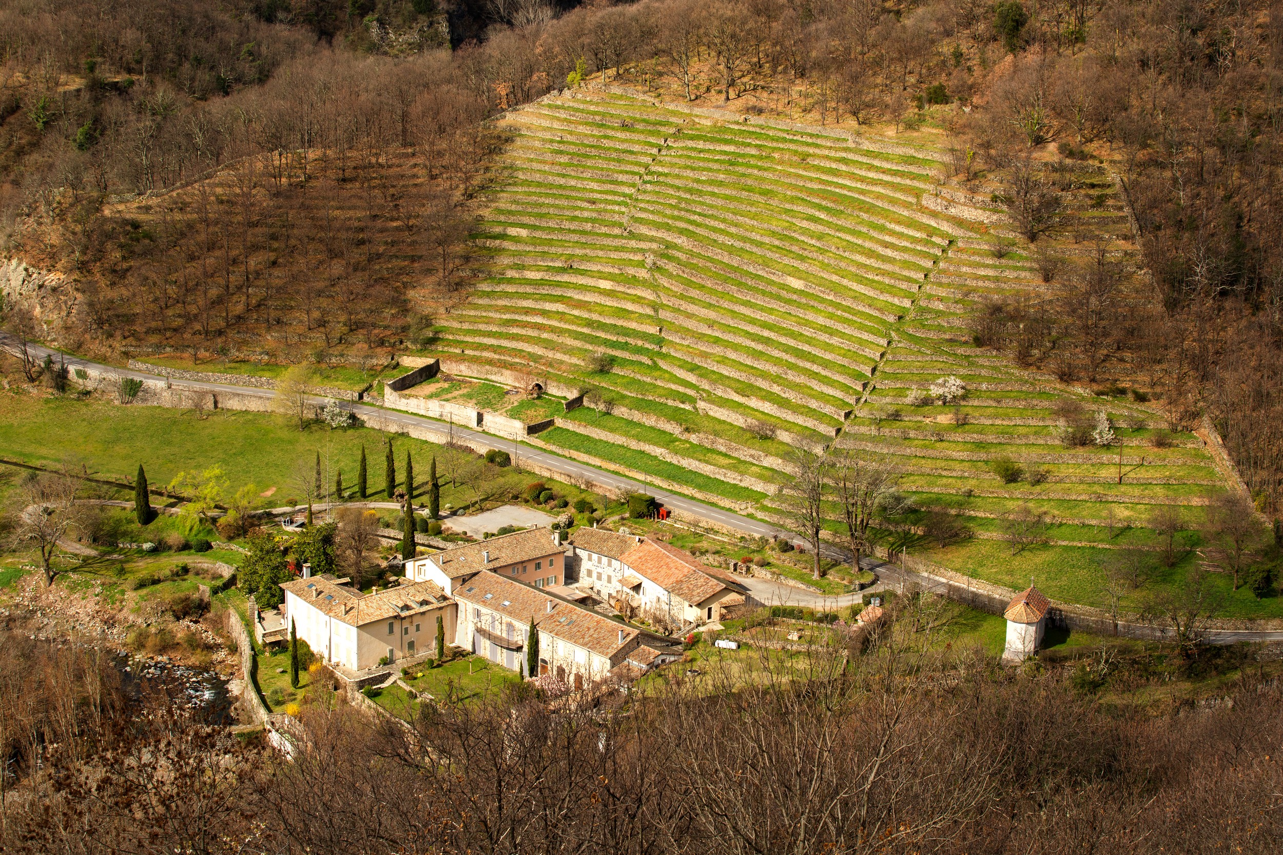 St-Pierre-de-Colombier - Terrasses d'Aulureyres-2 ©S.BUGNON