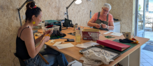 Stagiaires vitrail