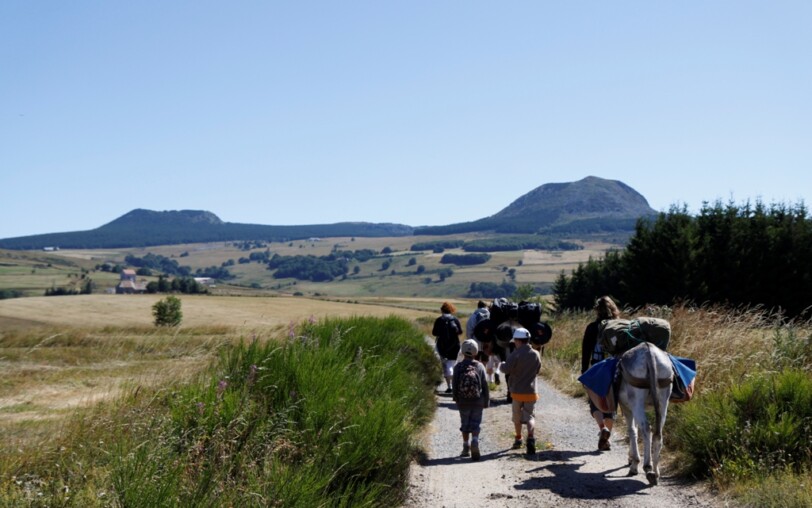 Rando Tour en famille des sources de la Loire au pas de l'âne
