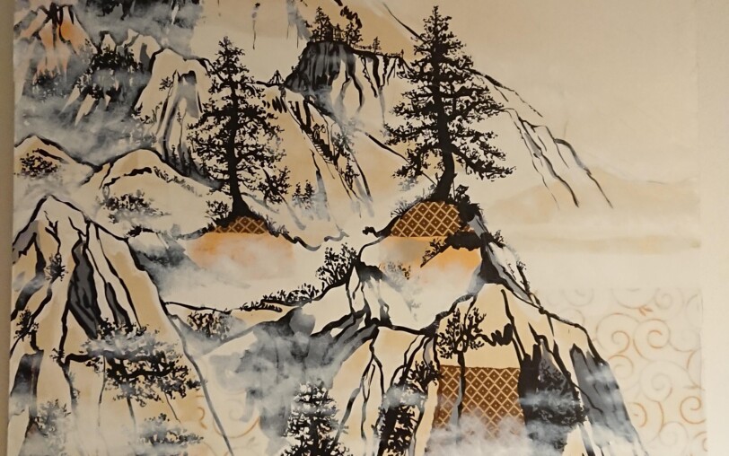 Tableau montagne ©Shanti Art