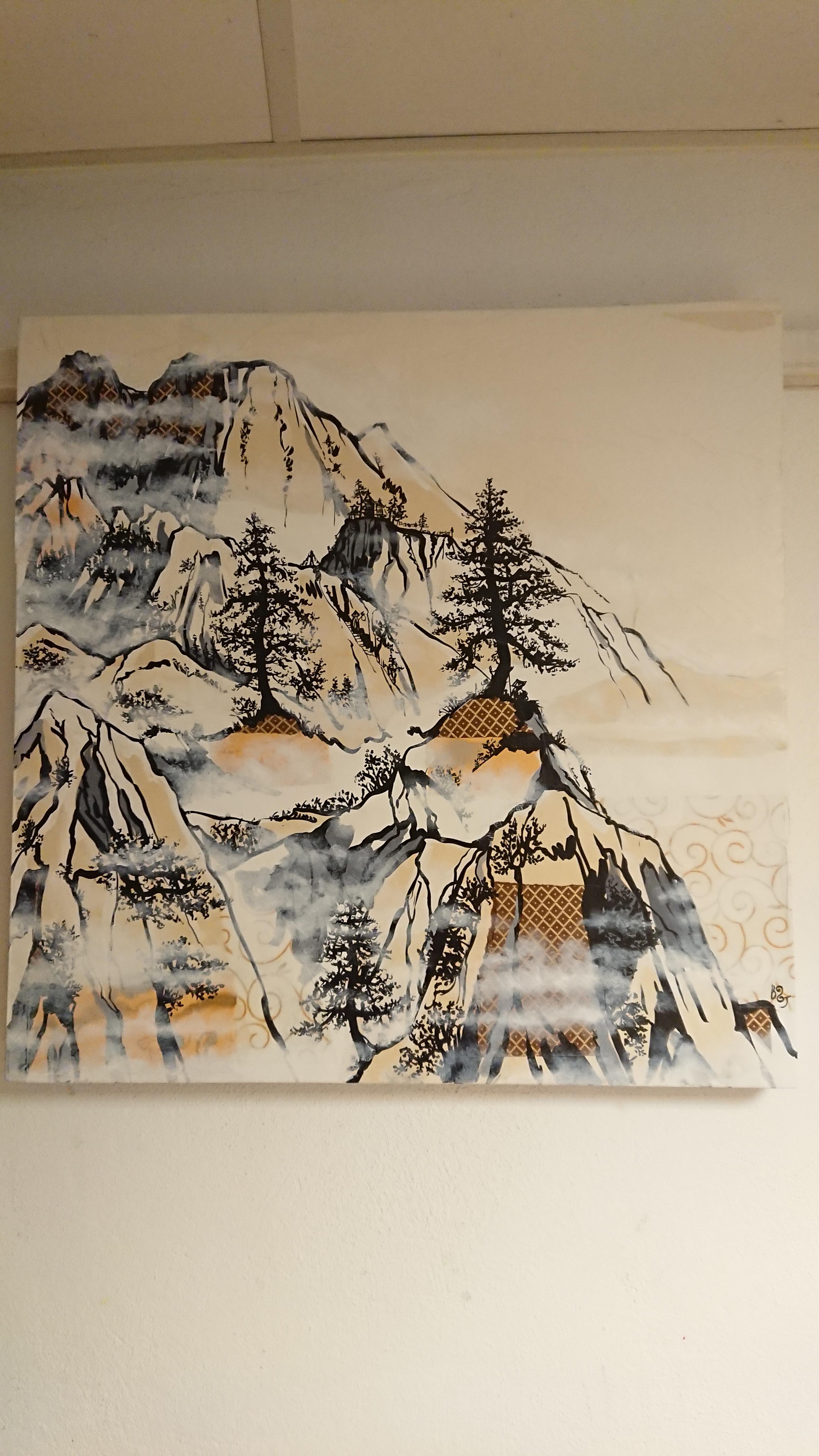 Tableau montagne ©Shanti Art