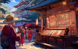 Théâtre-japonais-ambulant - ©photoshop