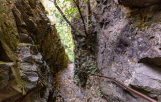 Thueyts - Echelle du roi vue d'en haut - ©sourcesetvolcans