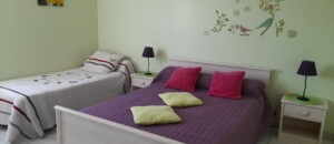 Thueyts - gite les chataigniers - chambre double 3 - mas dardet ©n.roche