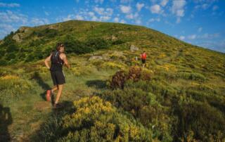 La gravenne pendant le trail de la chaussée des géants à Thueyts en Ardèche - ©lachausseedesgeants