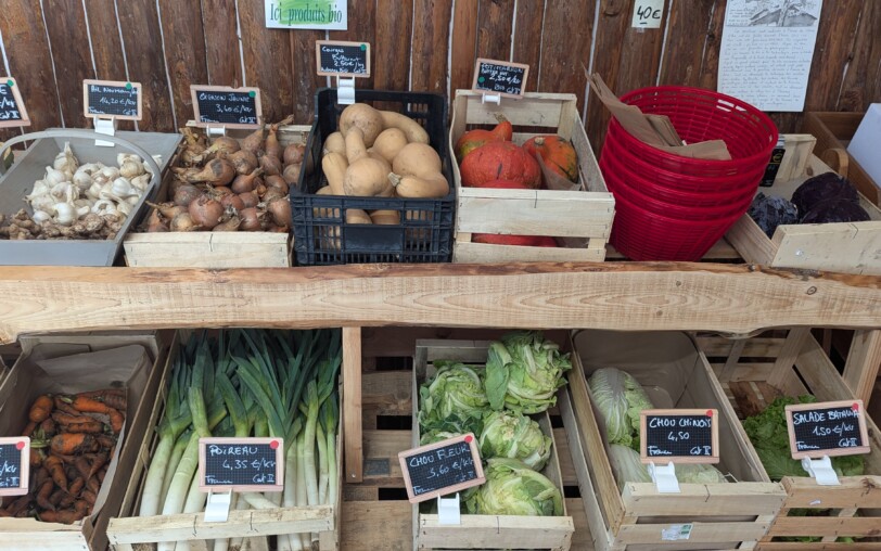 Fruits et légumes de saison Ardèche, Produits locaux directs producteurs à la saisonneraie à thueyts