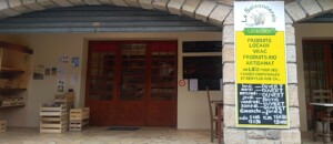 Vue extérieure de la boutique