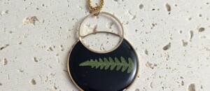 Thueyts - Libéra bijoux - pendentif fougère