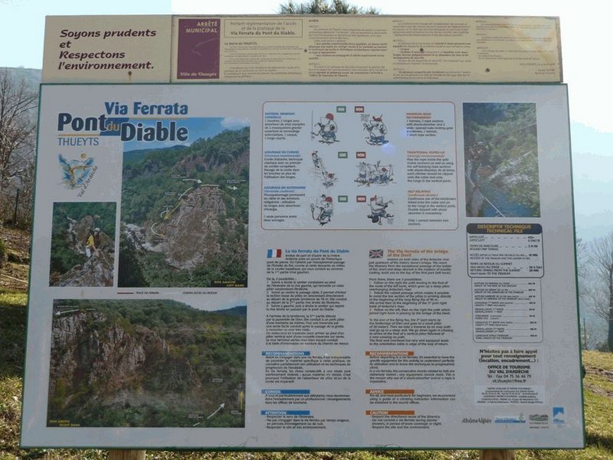 Via Ferrata : Klettersteig an der Teufelsbrücke