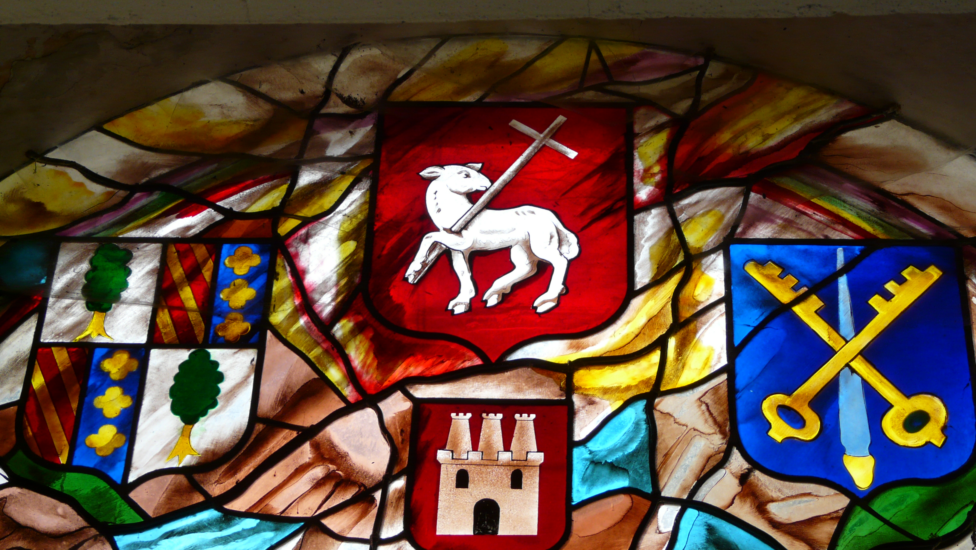 Thueyts - Vitraux église St Jean Baptiste-1 ©OTASV