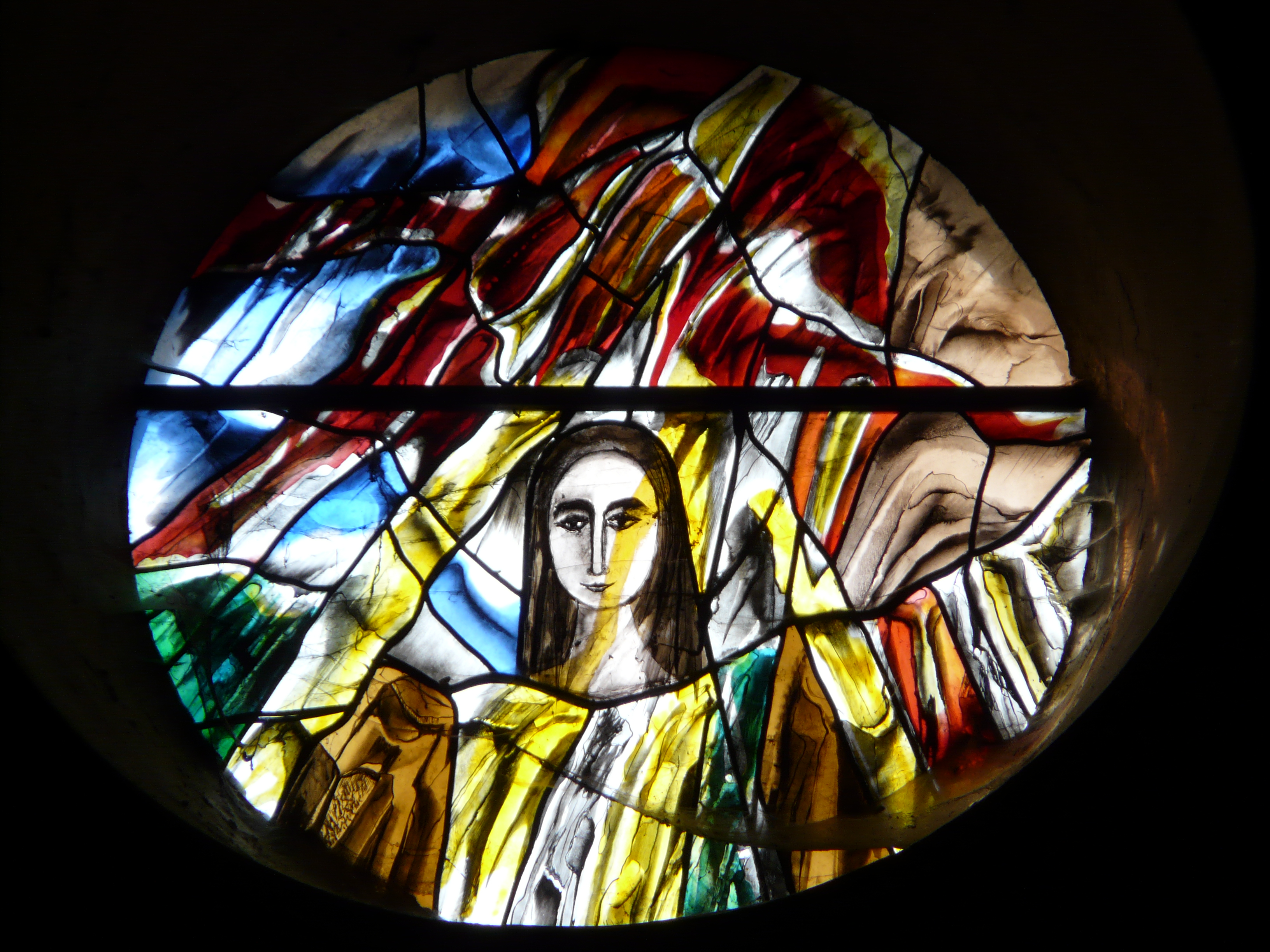 Thueyts - Vitraux église Thueyts - Vitraux église St Jean Baptiste-2 ©OTASVSt Jean Baptiste-3 ©OTASV