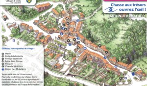 Chasse aux trésors dans le village de caractère de Meyras